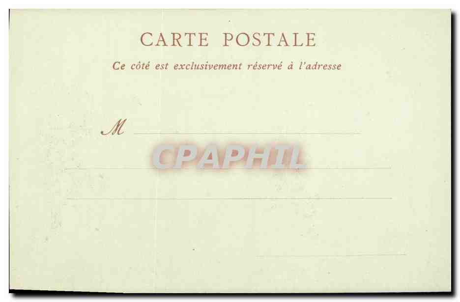 CPA Paris Exposition Universelle de 1900 Palais des Nations Italie — Verso