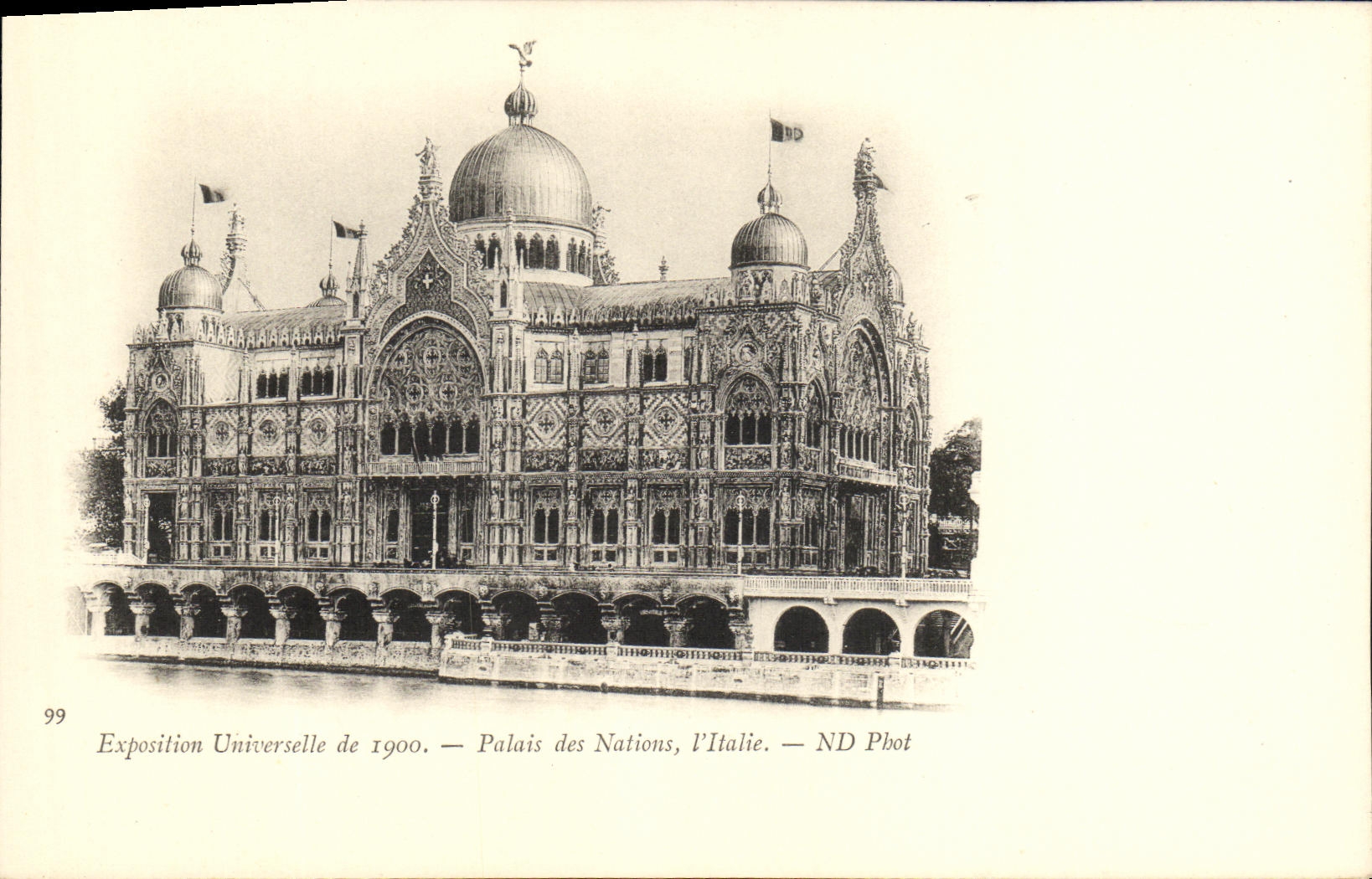 Exposition Universelle de 1900 — Palais des Nations, l'Italie — ND Phot