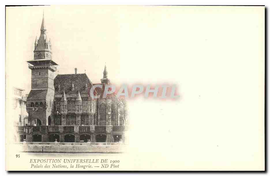 CPA Exposition Universelle Paris 1900 Palais de Nations la Hongrie