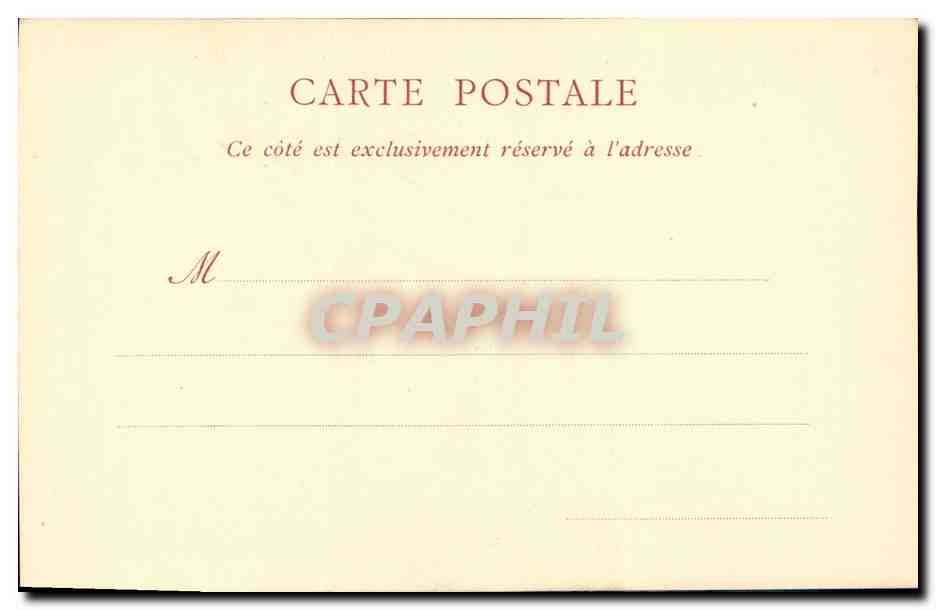 CPA Exposition Universelle Paris 1900 Palais de Nations la Hongrie — Rückseite