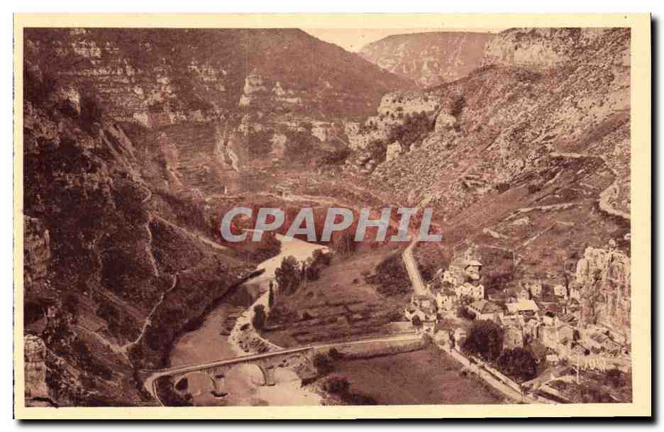 CPA Gorges du Tarn Le Village de la Malene
