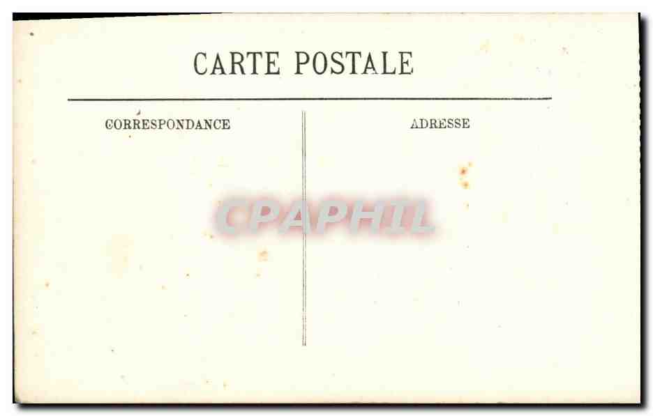 CPA Pierrefonds Le Chateau Une Gargouille — Rückseite
