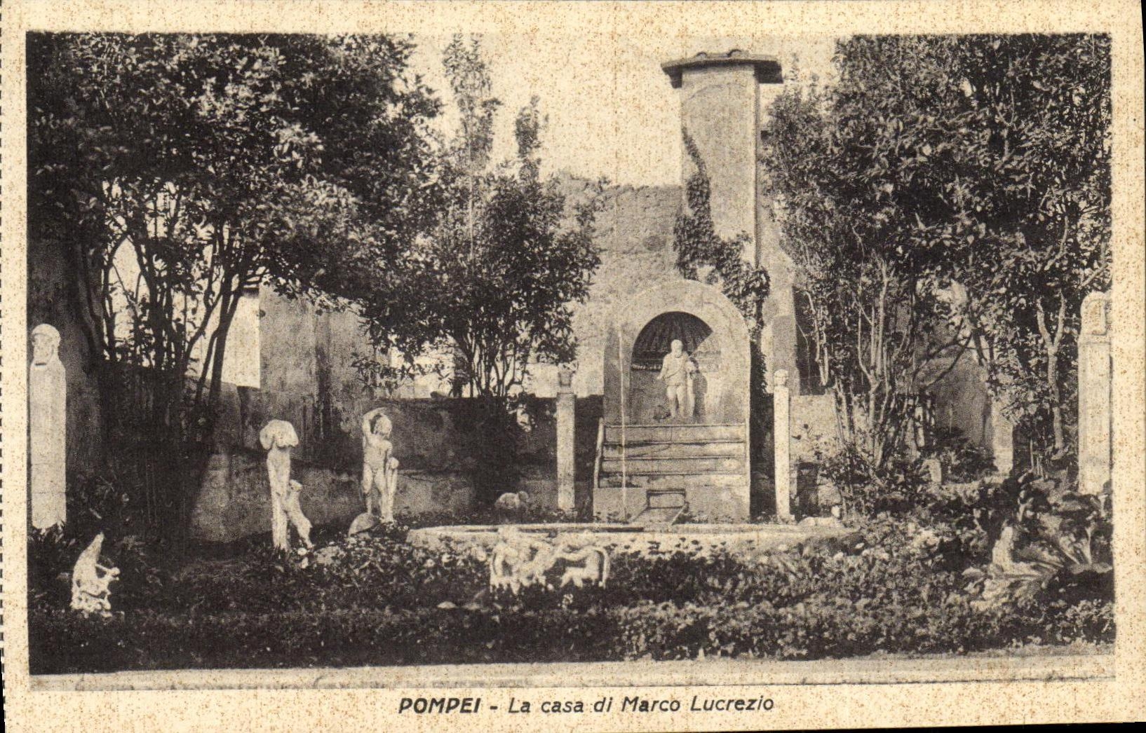 CPA Pompei La Casa di Marco Lucrezio