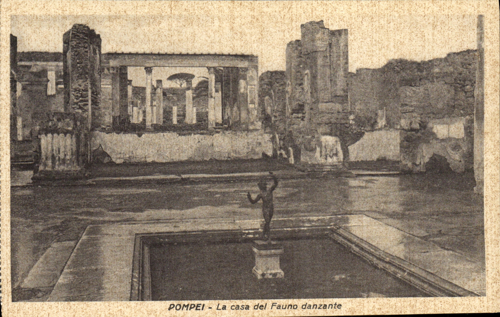 CPA Pompei La casa del Fauno danzante