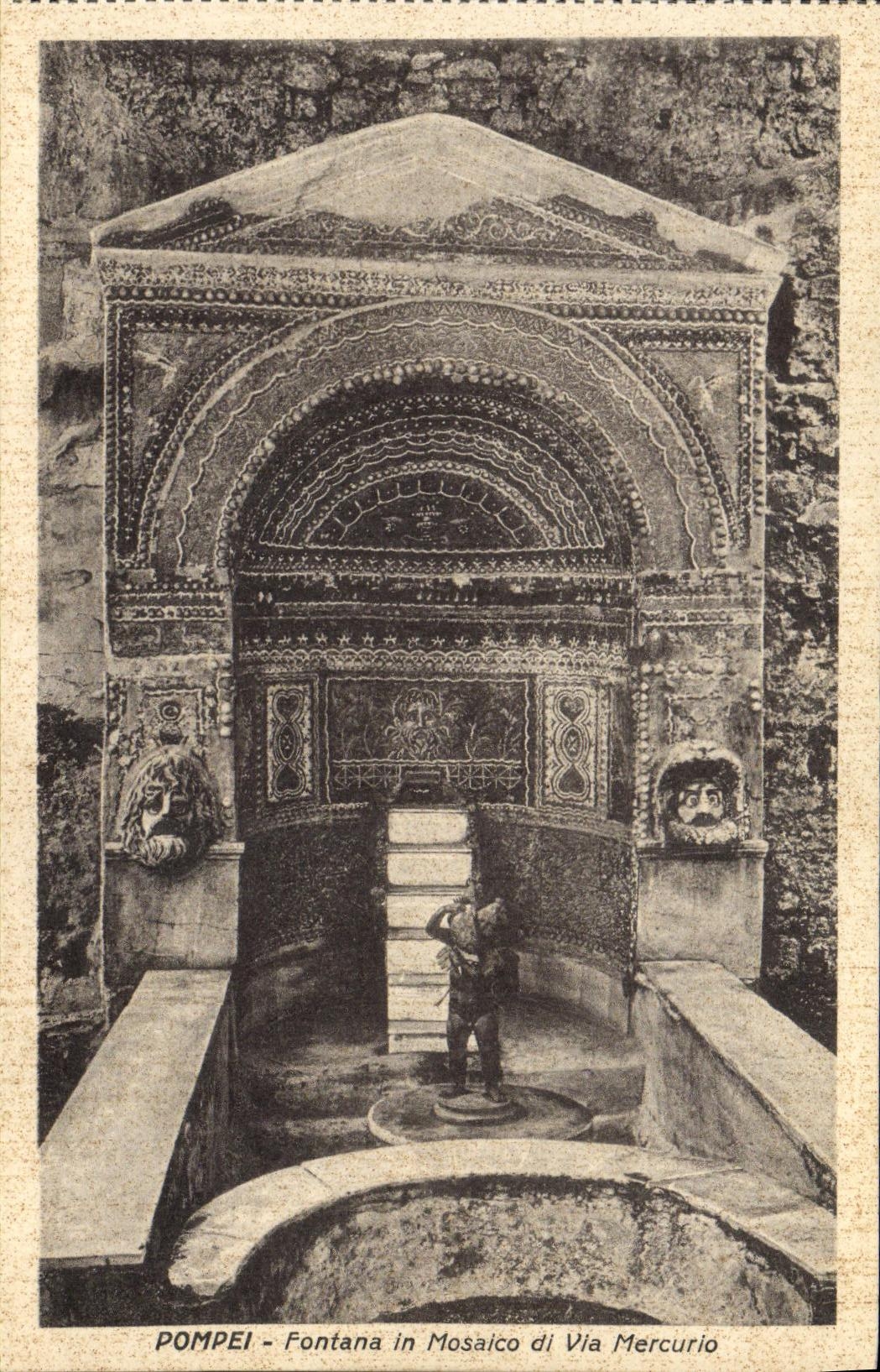 CPA Pompei Fontana in Mosaico di Via Mercurio