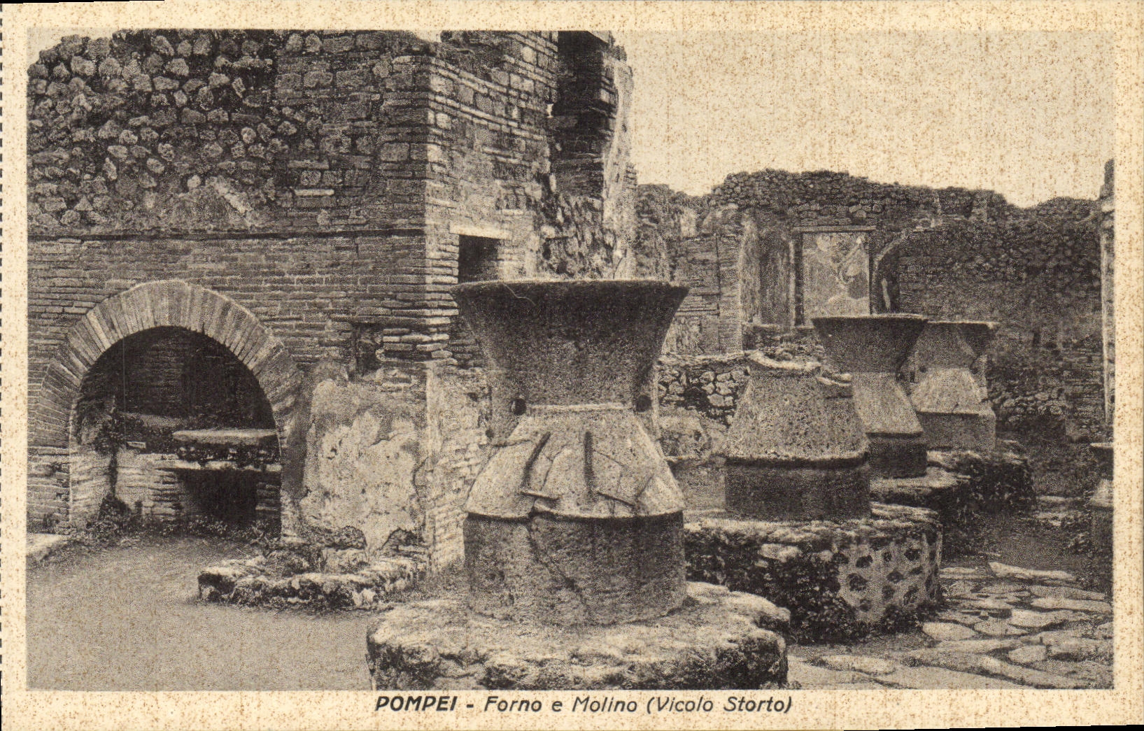 CPA Pompei forno e Molino Vicolo storto