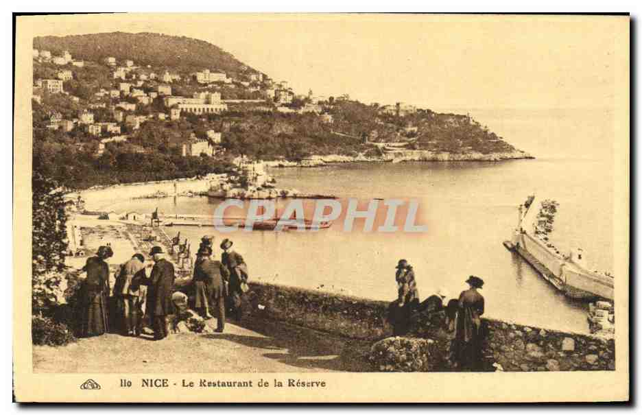 CPA Nice Le Restaurant de la Reserve