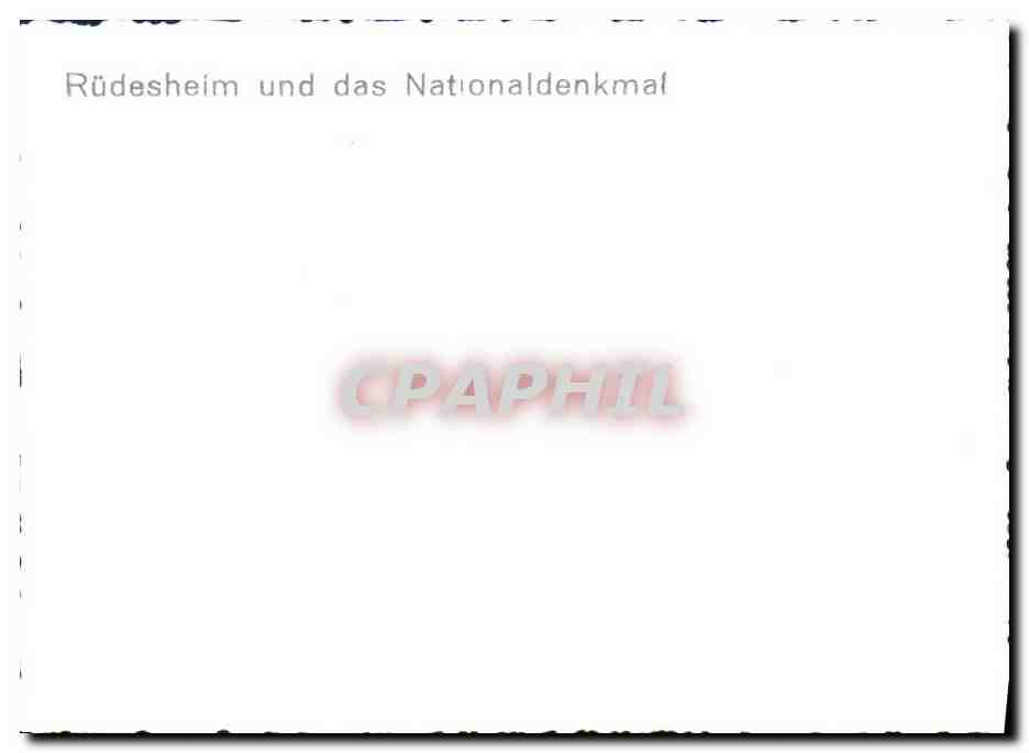CPM Rudesheim Und das Nationaldenkmal — Rückseite