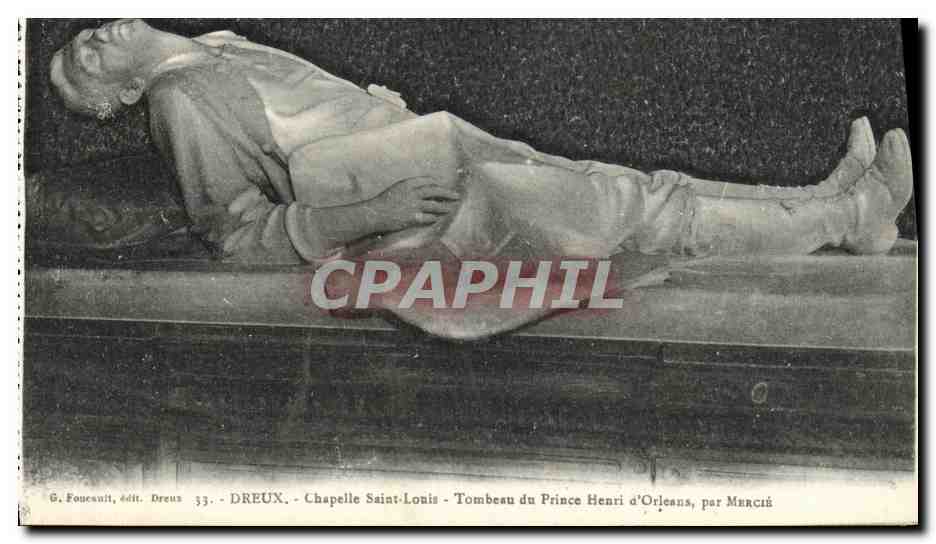 Dreux - Kapelle Saint-Louis - Grab des Prinzen Henri d'Orléans, von Mercié