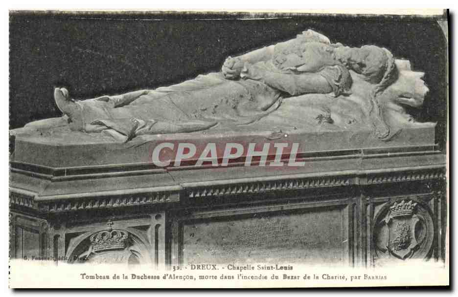 Grabmal der Herzogin von Alençon — Kapelle Saint-Louis, Dreux — von Barrias