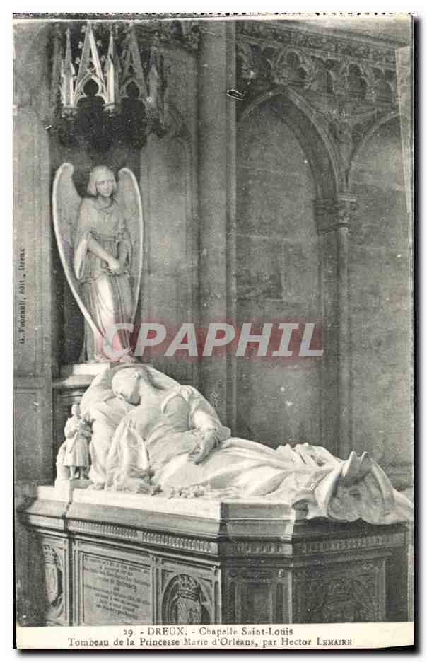 Tumba de la Princesa Marie d'Orléans — Capilla de San Luis, Dreux — de Hector Lemaire