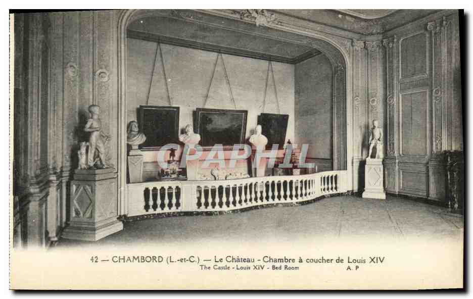 CPA Chambord Le Chateau Chambre Coucher de Louis XIV