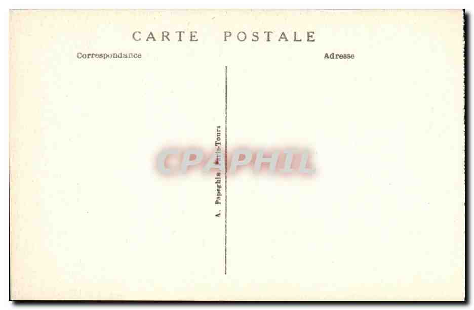 CPA La Madeleine Grand Orgue Qui fut Linstrument des Celebres Lefebure Welly Faure St Saens Paris  — Rückseite