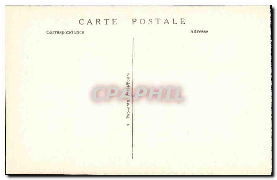 CPA La Madeleine Ange Adorateur du Maitre Autel Paris — Rückseite