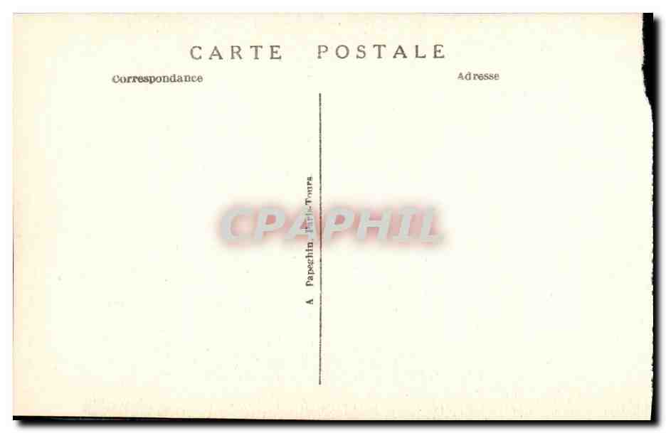 CPA La Madeleine Chapelle Ste Amelie Statue de la Sainte Par Bra Paris  — Verso