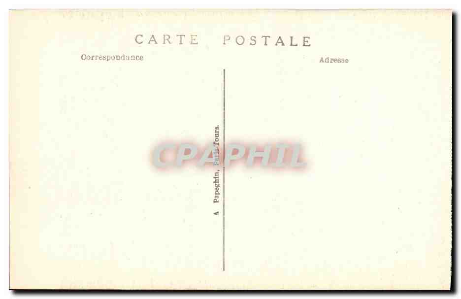 CPA La Madeleine Porte de Bronze Paris  — Verso