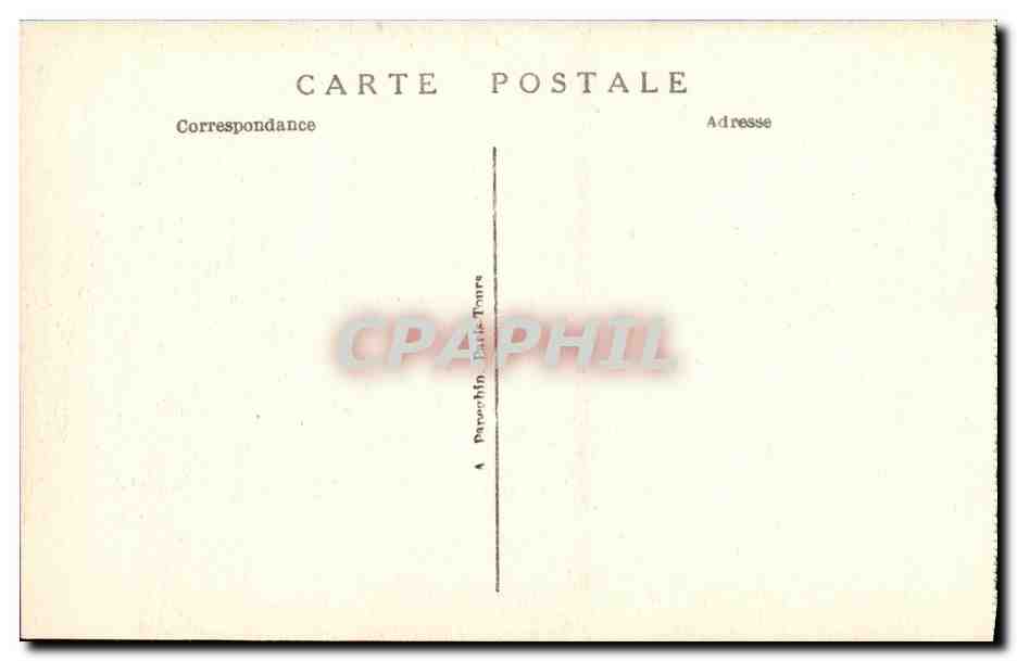 CPA La Madeleine Paris Interieur  — Rückseite