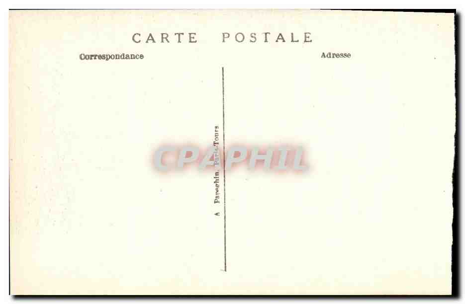CPA La Madeleine Interieur Paris  — Rückseite