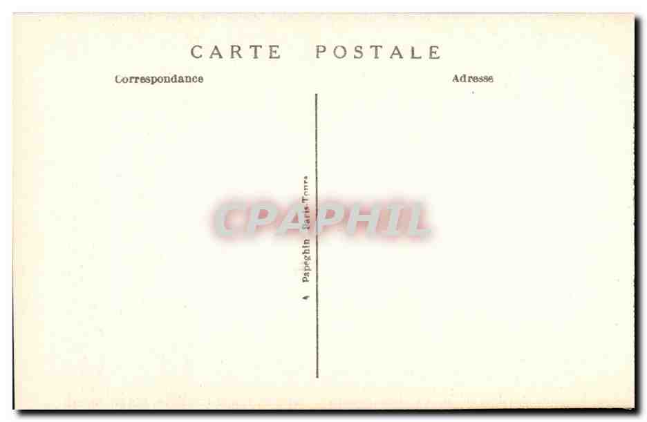 CPA La Madeleine Benitier en Marbre Surmonte d Un Ange Paris  — Rückseite