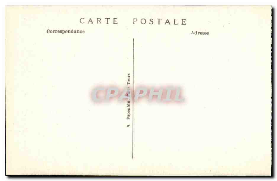 CPA La Madeleine Chapelle St Vincent de Paul Groupe en Marbre Paris  — Verso