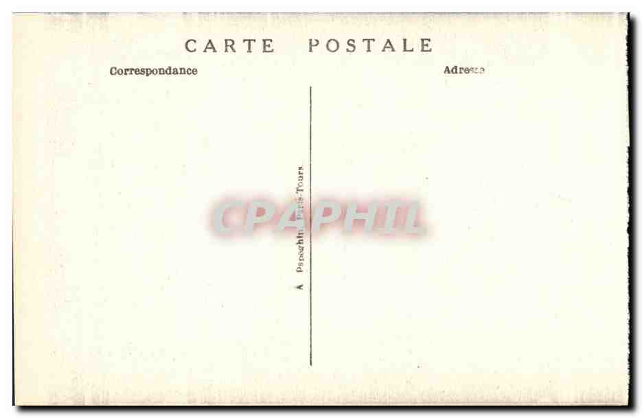 CPA La Madeleine Chapelle de la Ste Vierge Statue du St Sauveur Paris  — Rückseite