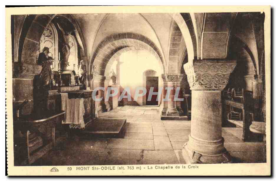 Mont Saint-Odile — La Chapelle de la Croix — Éditeur : Atelier des Arts Populaires de Strasbourg