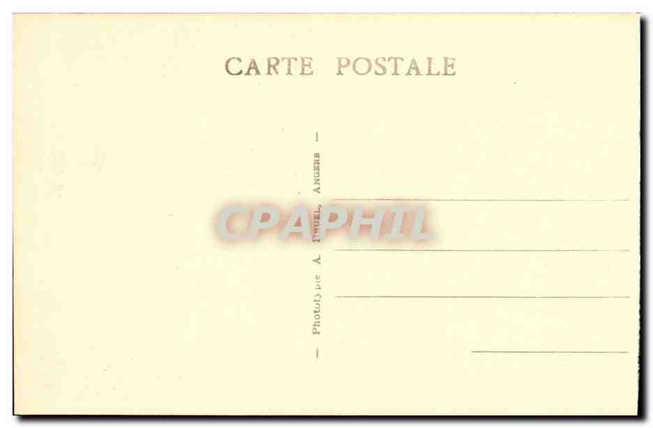 CPA Chinon Portail de L Eglise St Etienne — Rückseite