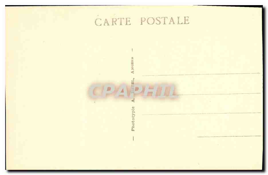 CPA Chinon Le Chateau Porte d entree — Rückseite