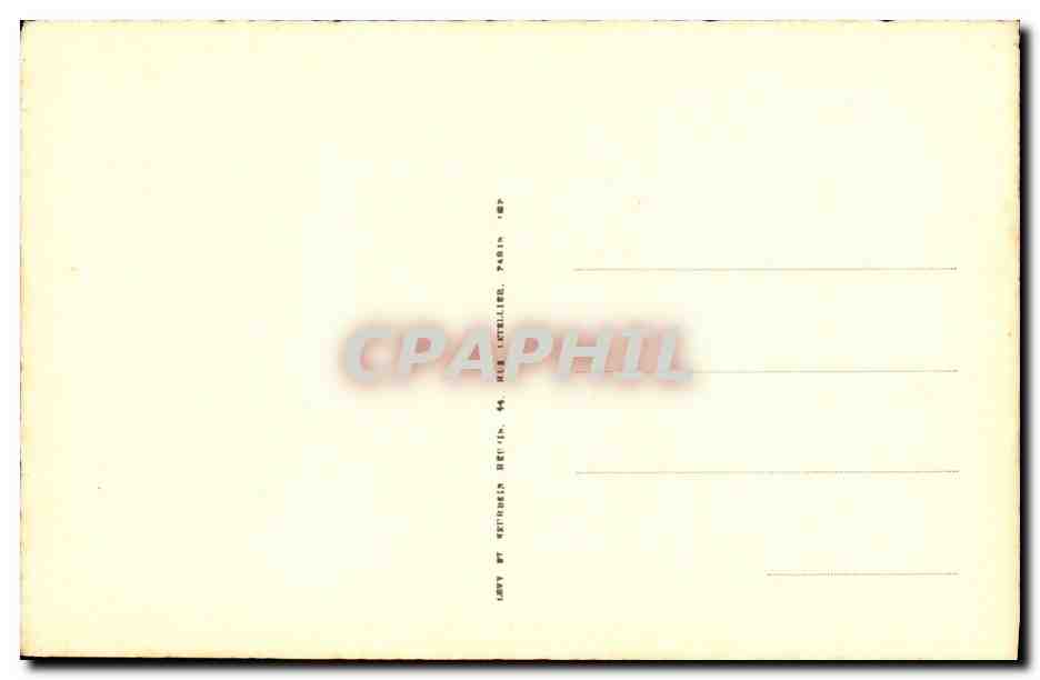 CPA St Thegonnec Interieur de L Ossuaire — Rückseite