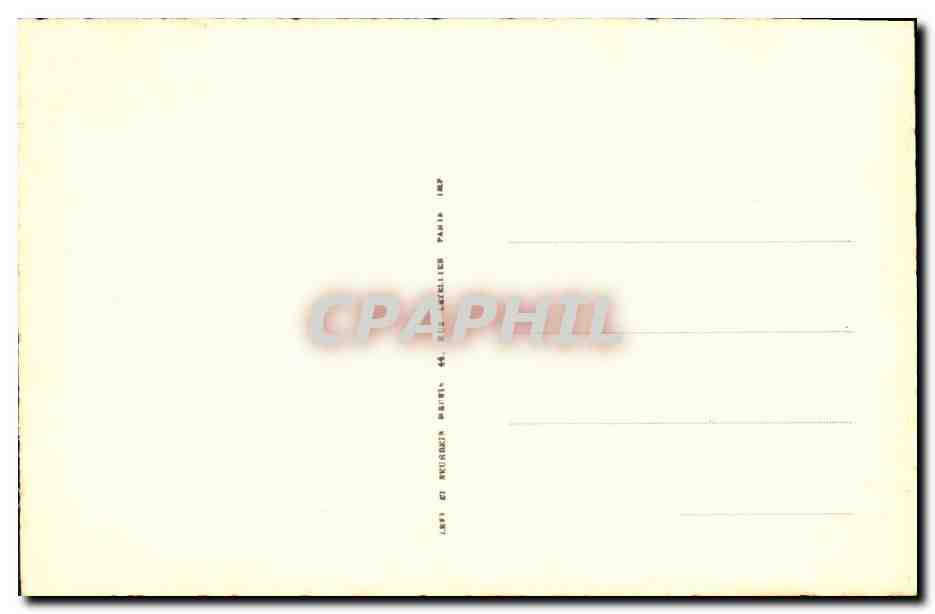 CPA St Thegonnec L autel de ND de Bon SEcours — Rückseite