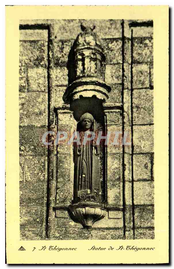 CPA St Thegonnec Statue de St Thegonnec