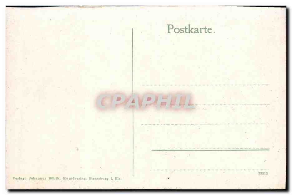CPA Strasbourg Totalansicht — Verso
