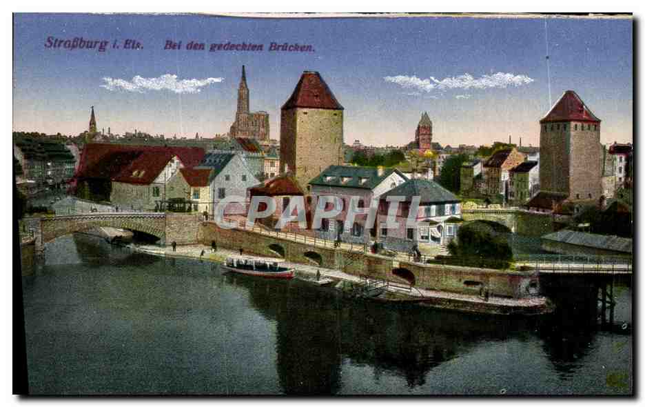 CPA Strasbourg Bei den Gedeckten Brucken