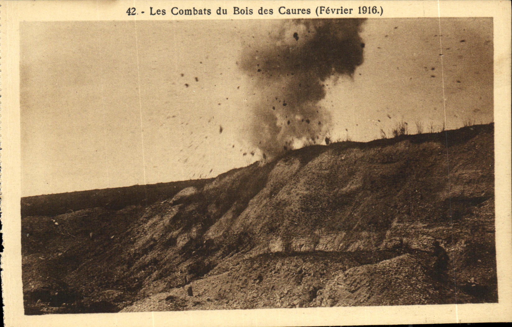 Les Combats du Bois des Caures — Février 1916 — Édition Léon POIRIER