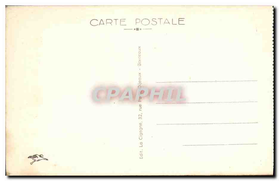 CPA Bordeaux Le Cathedrale Saint Andre — Verso