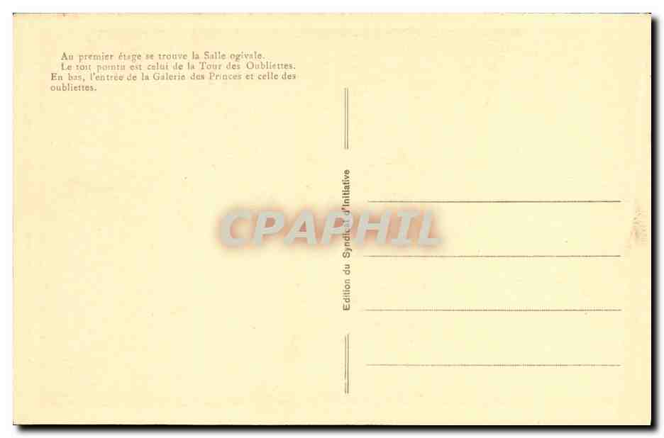 CPA Sedan Le Chateau Fort L Annexe du Pavillon — Rückseite