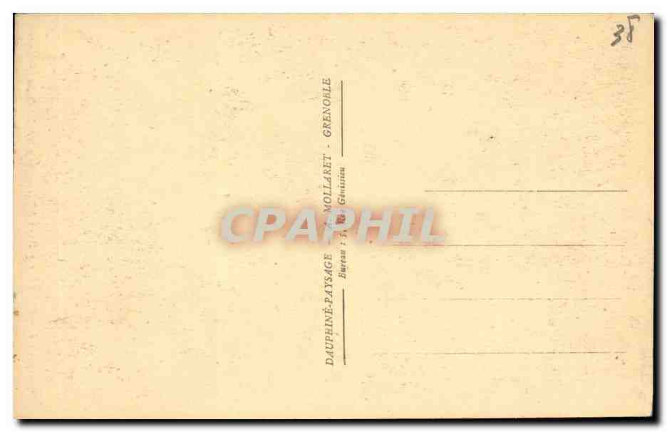 BONT-en-ROYANS - Les Vieilles Maisons — Dauphiné, éditeur Mollaret Grenoble — Reverso