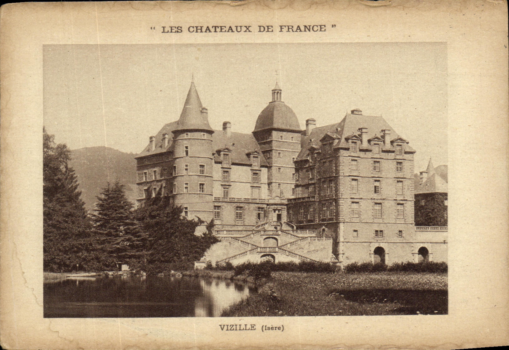 CPA Les Chateaux De France Vizille