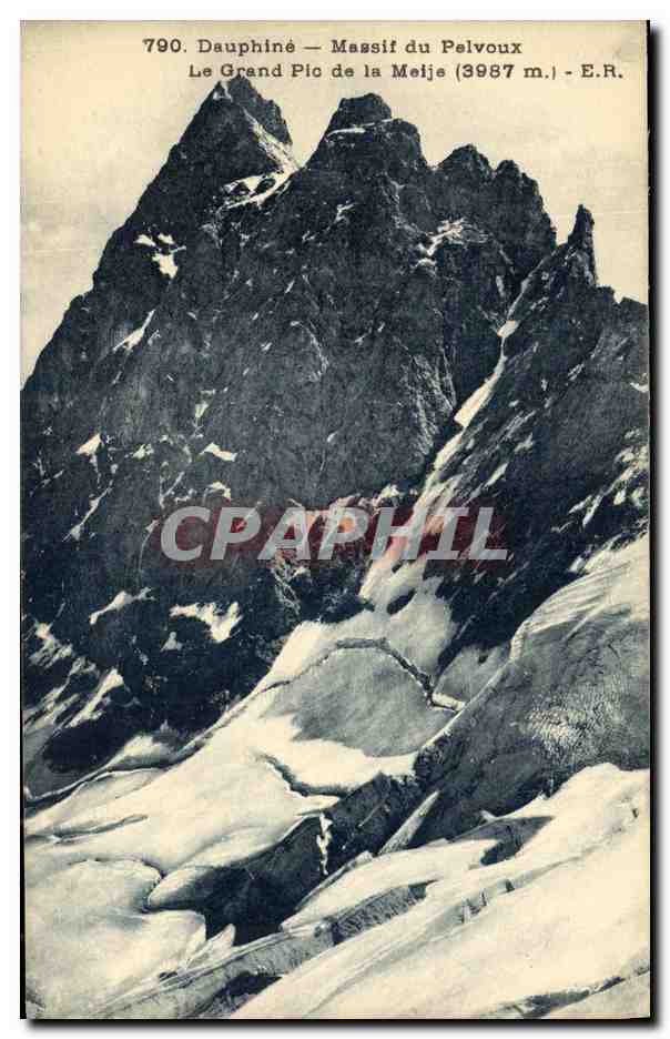 Le Grand Pic de la Mélje — Massif du Pelvoux (3987 m.) — E.R.