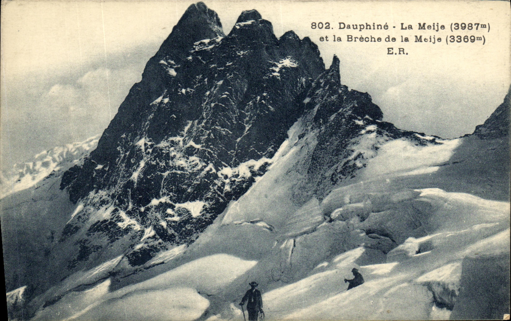 Dauphiné - La Meije (3987m) und die Brèche de la Meije (3369m) — E.R. — n°802