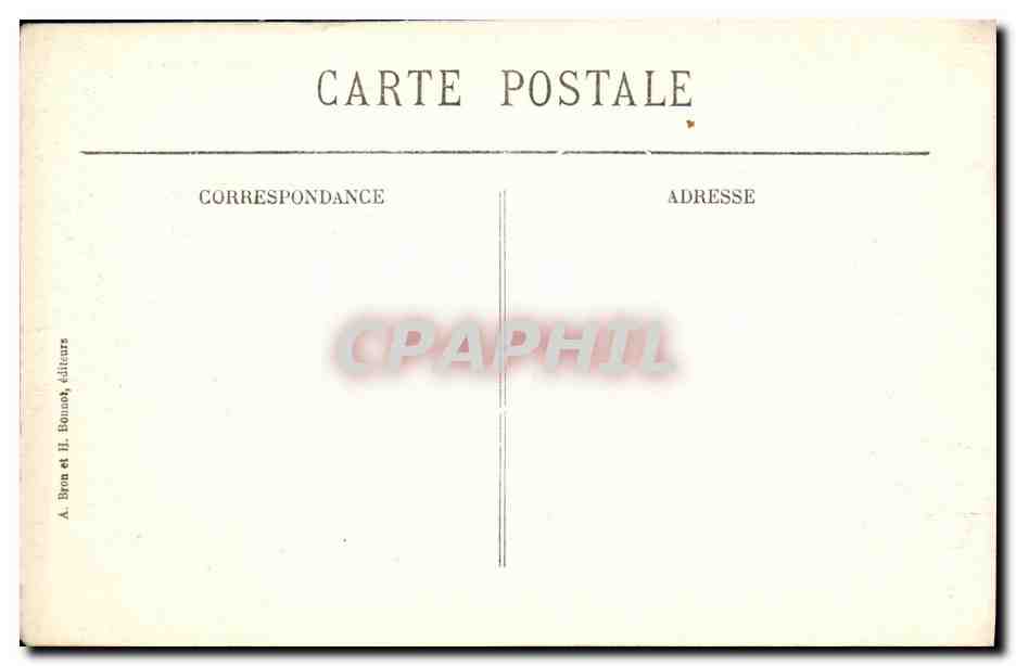 La Grave — Massif de la Meije et Glacier de l'Homme — A. Bron et H. Bonnot, éditeurs — Rückseite