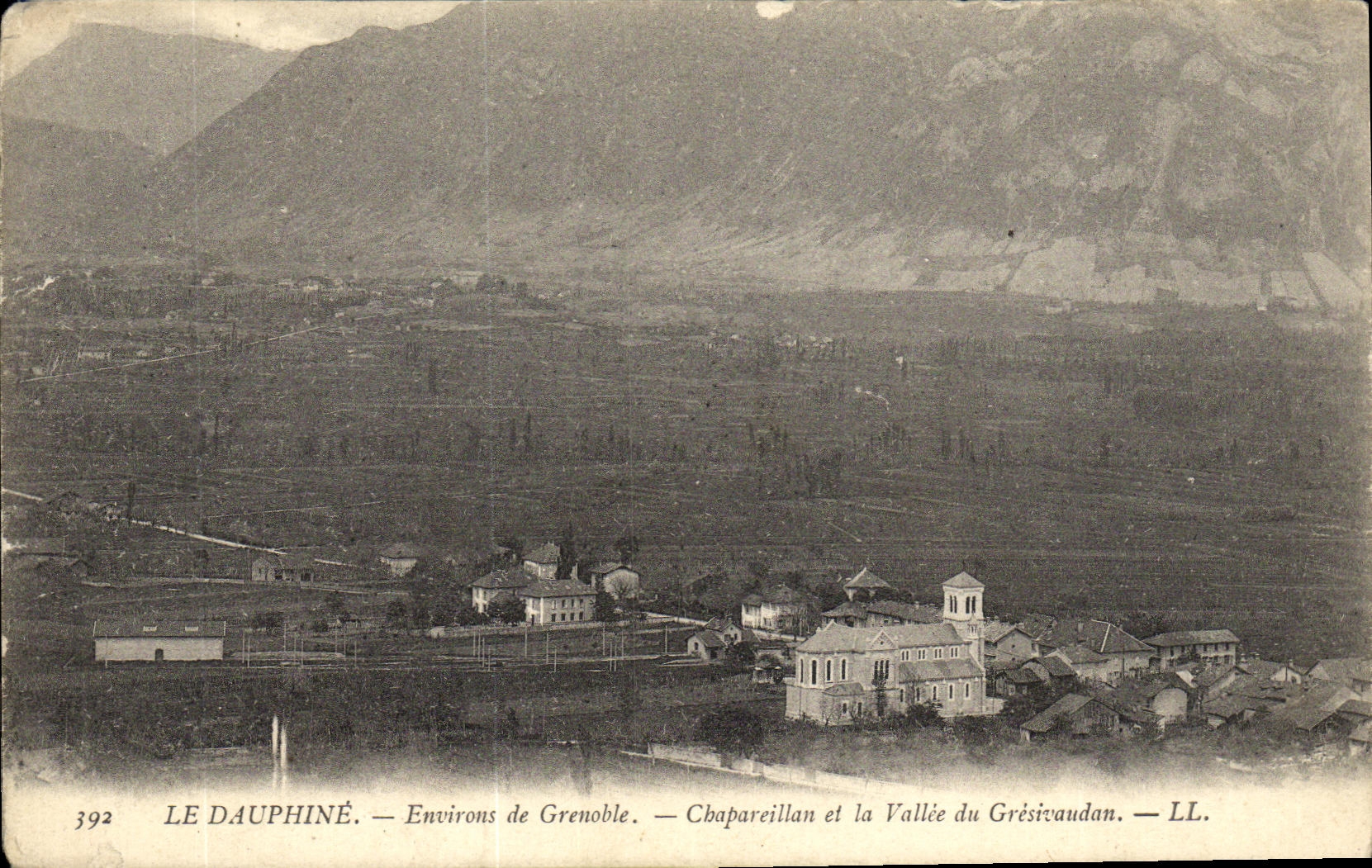 CPA Dauphine Environs de Grenoble Chapareillan et la Vallee du Gresevaudan