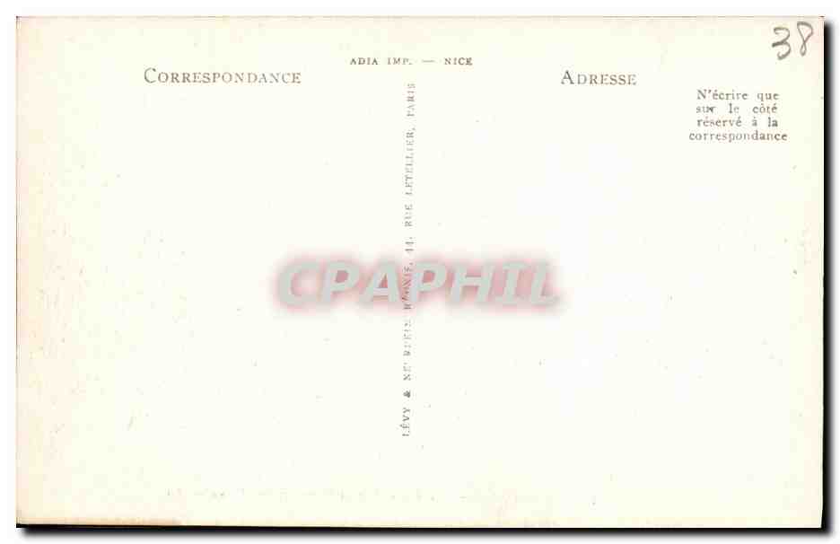 Grenoble — La Place Victor-Hugo et les Forts — LL — Verso