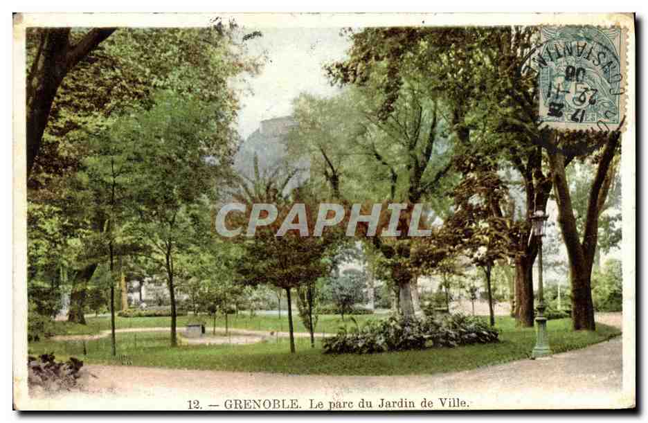 Grenoble — Der Park des Stadtparks — CPAPHIL
