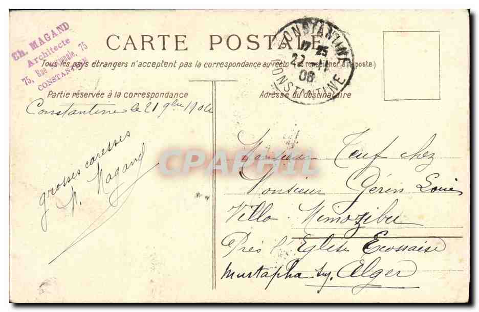 Grenoble — Der Park des Stadtparks — CPAPHIL — Rückseite