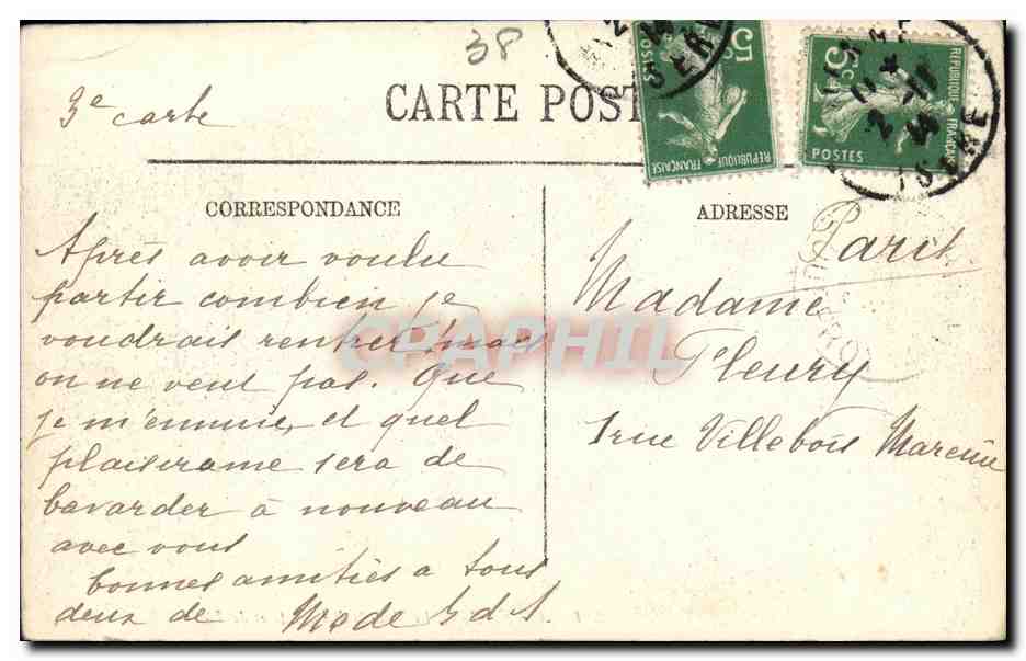 Vienne — Le Temple d'Auguste et de Livie — Selecta, n° 111 — Reverso