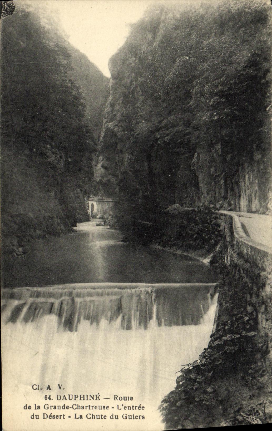 La Chute du Guiers — Entrée du Désert — Route de la Grande-Chartreuse — Dauphiné