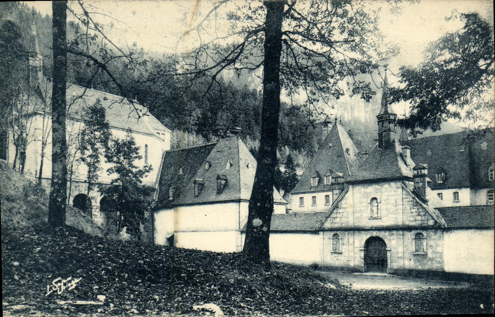 La Grande-Chartreuse — Entrée du Couvent — Les Paysages d'Uriage, n°43