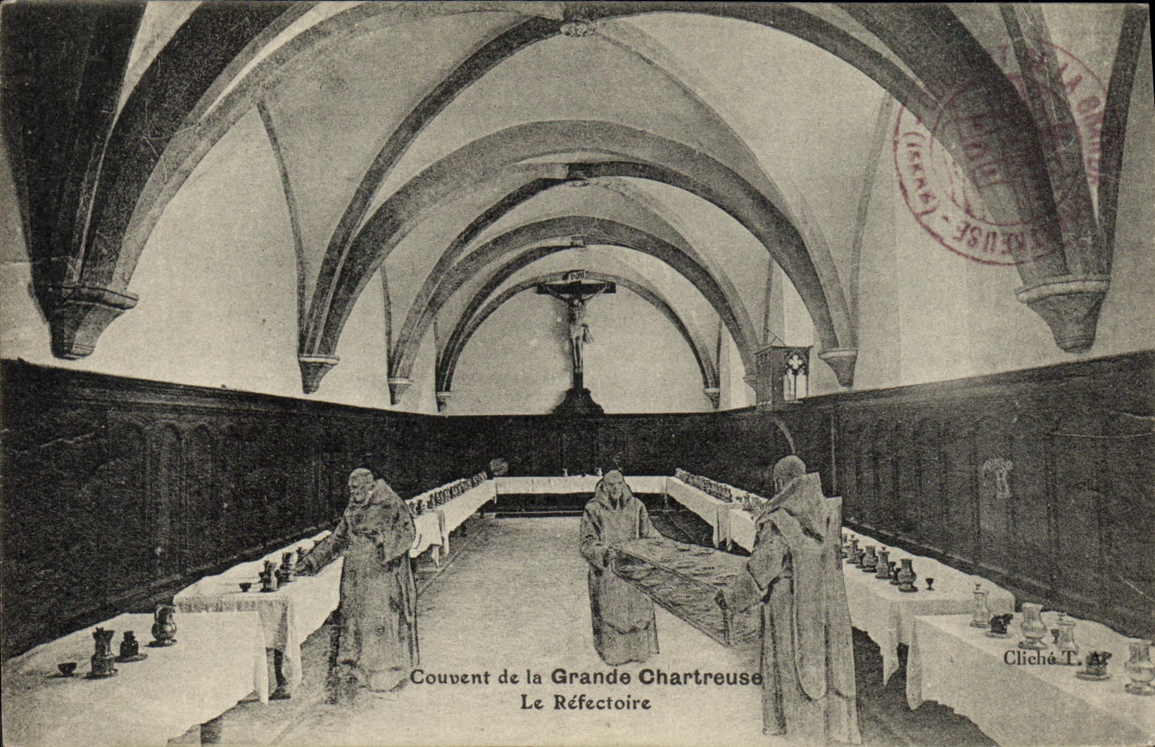 CPA Dauphine Couvent de la Grande Chartreuse Le refectoire