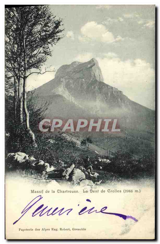 CPA Massif de la Grande Chartreuse La dent de Crolles